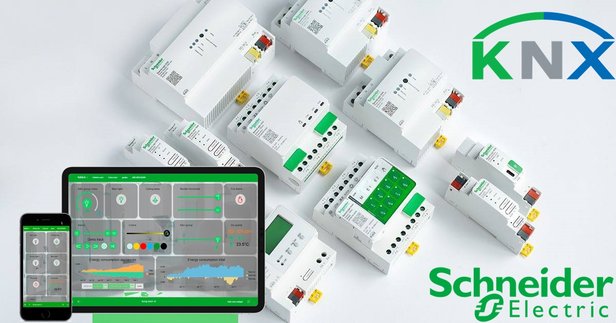 Schneider knx home automation smart