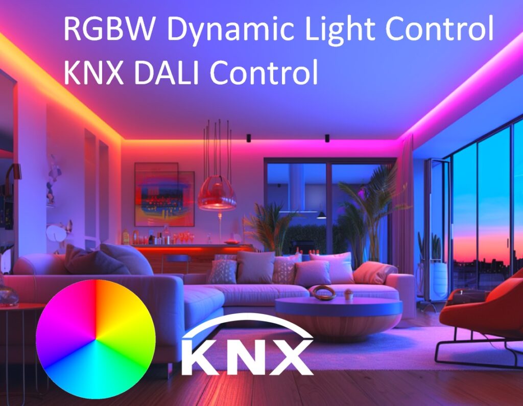 KNX RGBW Dynamic Color Lighting
