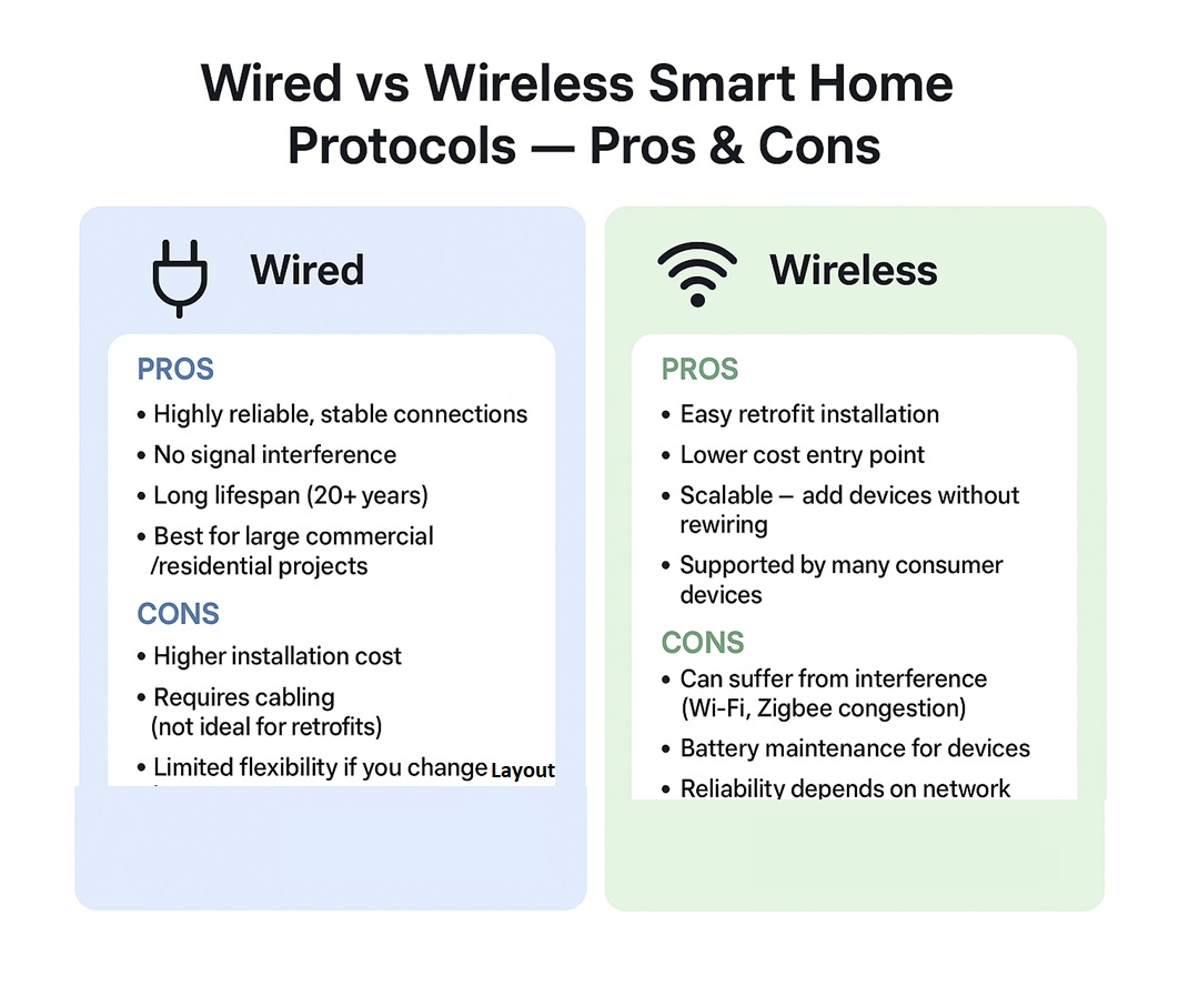 Wired Vs Wireless automation pros cons